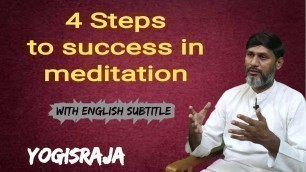 'தியானத்தில் வெற்றி பெறுவதற்கான மிக முக்கிய 4 படிகள்!!! #meditation #success #life #yoga #fitness'