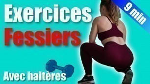 'Exercices FESSIERS 9 min - Renforcement musculaire'