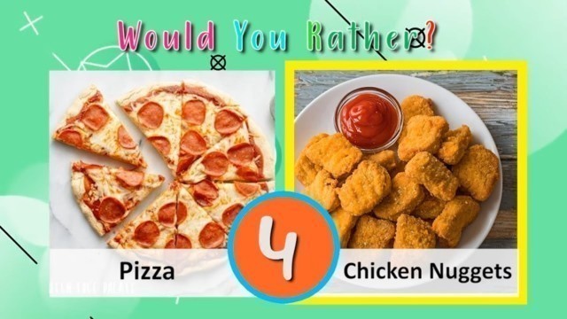 'Would you Rather? Food Edition | Brain Break | Food Workout | Yummy-Yum | PhonicsMan Fitness'