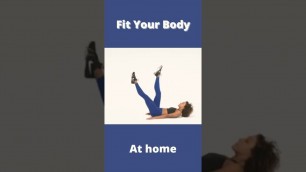 'Fit your body at home | easy exercises for woman 24 hour fitness #bellyfat la fitness #ytshorts'