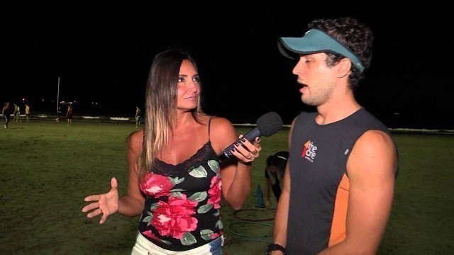 'Programa Tudo de Bom - Renata Queiroga - THE ONE FITNESS CLUB   CORRIDA NA PRAIA'