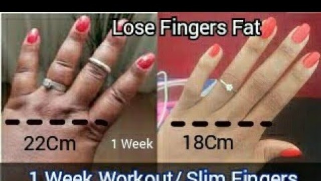 '3 MIN SLIM FINGERS WORKOUT/ EXERCISES TO LOSE FINGERS FAT'