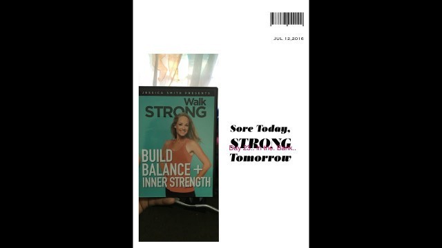 'Fitness Plus Size weight loss Vlog. Jessica Smith Build Balance + Inner stregth Session 1'