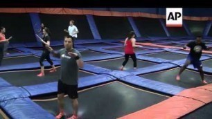 'Jumping on the fitness trend of trampolining'