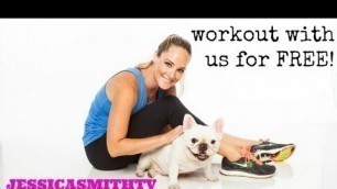 'Free Exercise Videos: Workout for FREE anytime, anywhere with JESSICASMITHTV!'
