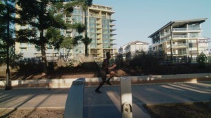 'FITNESS Man Running Outside - HIGHEST QUALITY HD 4K Stock Footage'