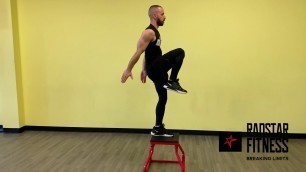 'Radstar Fitness - Step Up Knee Raise - Cardio Exercise'