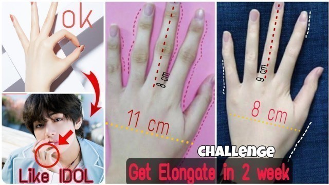 'Exercises For Fingers |  Elongate and slim fingers ♥️for beautiful hands | Home Fitness challenge #3'