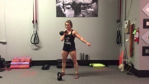 'Kettlebell Front Squat - 1-Arm | Rippel Effect Fitness'