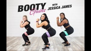 'GET YOUR BOOTY GAINS WITH JESSICA JAMES DVD/DIGITAL COPY WITH BANDS NOW!!!!'
