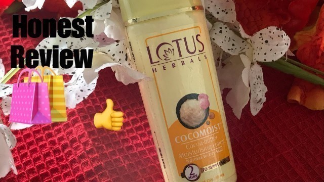 'Lotus Herbals Cocomoist Moisturising Lotion | Full Review | Lotion for normal/Dry/Oily skin'