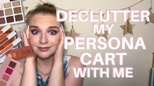 'DECLUTTER MY PERSONA COSMETICS CART WITH ME'