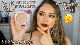 'VIRAL KVD BEAUTY GOOD APPLE FOUNDATION BALM | DEMO, WEAR TEST + REVIEW | Makeupbytreenz'