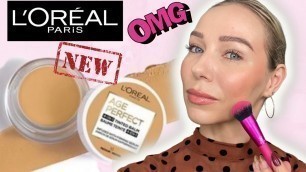 'L\'OREAL AGE PERFECT 4 IN 1 TINTED BALM FOUNDATION  FIRST IMPRESSIONS  & WEAR TEST/ Combo Oily Skin'