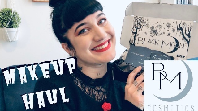 'BLACKMOON COSMETICS MINI HAUL BLACK FRIDAY GOTH MAKEUP VEGAN CRUELTY FREE LIPSTICKS'