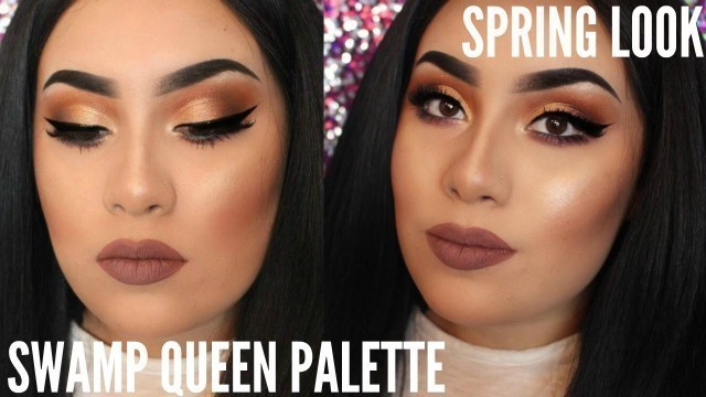 'Warm Spring Look | Tarte x Grav3yardgirl Swap Queen Palette Review + Tutorial'