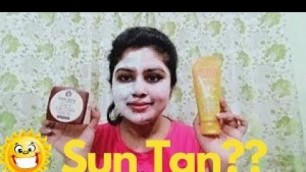 'Keya Seth Aromatherapy Oxy De Tan Pack Vs Lotus Herbals Safe Sun De-Tan After Sun Face Pack'