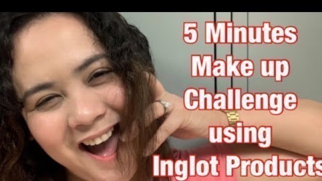 '5 Minutes Make-up Challenge using Inglot Products 