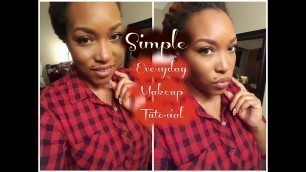 'Simple Everyday Makeup Tutorial feat Black Moon Cosmetics Wrath Lippie'