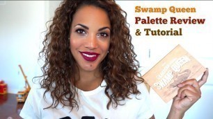 'swamp queen palette grave3yardgirl Tarte colab Review, swatches and tutorial'