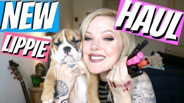 'HUGE LIPPIE HAUL | BOBBI BROWN, MAC, JEFFREE STAR, BLACK MOON COSMETICS, NUDESTIX'