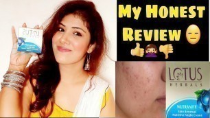 'Lotus Herbal Night Cream Review /Lotus Nutranite Skin Renewal Night cream Review|simple beauty style'