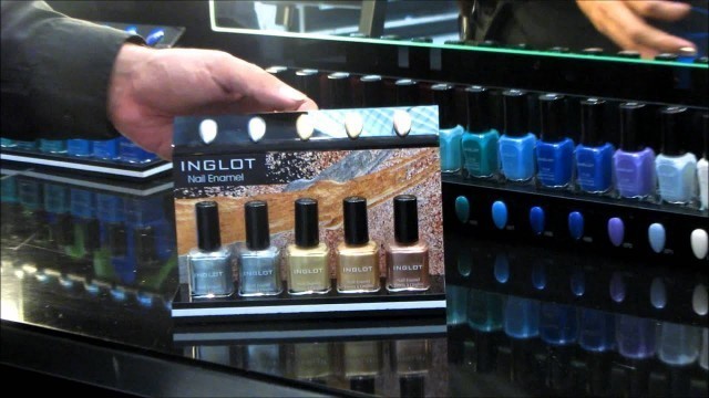 'Inglot cosmetics metallic nail enamels'