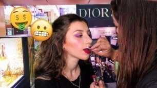 'Getting My Makeup Done At The DIOR Makeup Counter 