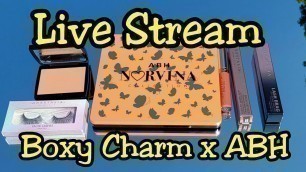 'Live Stream: Boxy Charm,Saucebox, Dossier, Sugar Drizzle, Danessa Myricks with Swatches & Chit Chat'