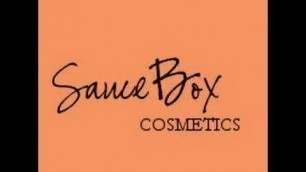 'Saucebox Cosmetics Review and TUTORIAL!!!'