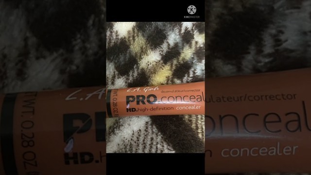 'LA Girl pro concealer | #shorts #lagirlproconcealer #lagirl #lagirlcosmetics #thebrowndamsel #short'