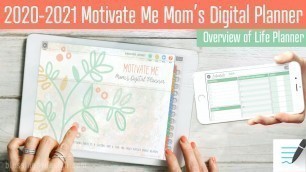 'Introducing My 2020-2021 Digital Planner | Motivate Me Mom\'s Digital Planner on iPad'