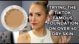 'MIND-BLOWING OR OVERHYPED? | KVD GOOD APPLE FOUNDATION BALM | DRY SKIN'