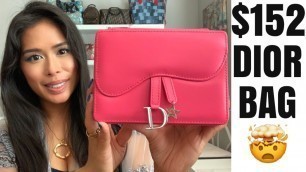 'The CHEAPEST Dior Saddle Bag! Dior Beauty Addict Stellar Shine Lipstick Set Review #NSALE'