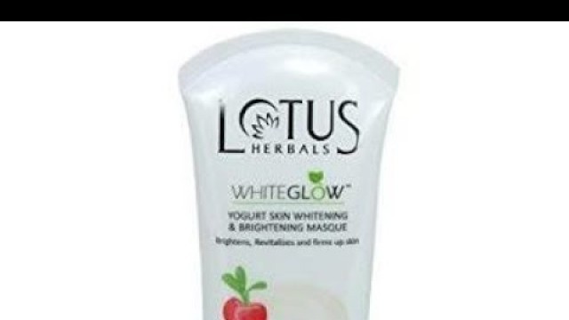 'Lotus herbals whiteglow yogurt skin whitening & brightening face masque review'