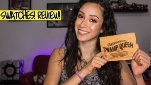 'Grav3yardgirl x Tarte Swamp Queen Palette || Swatches and Makeup Review'