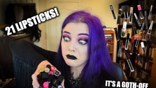'Best Black Liquid Lipstick Mega Review (21 lipsticks)'