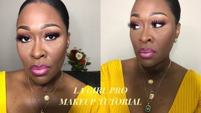 'FULL FACE MAKEUP TUTORIAL | FT. LA Girl Pro'