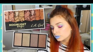 'Moonlight Magic Highlighting Palette Review | LA Girl Cosmetics | Cerise1307 |'