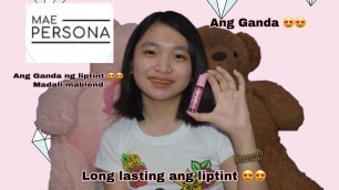 'Mae Persona Cosmetics Rosy Lip & Cheek Tint Review'