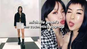 'I Met Michelle Phan at the Em Cosmetics Pop-Up! | Vlog | Yo Iz So!'