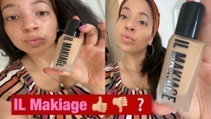'IL MAKIAGE FOUNDATION REVIEW! Woke Up Like This Shade 105'