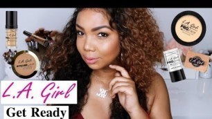 'Get Ready With Me | 95% L.A. Girl Cosmetics'