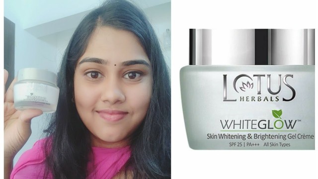 'Lotus herbals white glow skin whitening and brightening cream review'