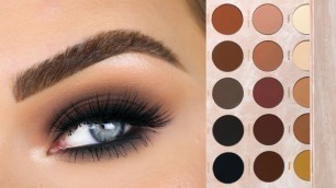 'Dark Matte Smokey Eyeshadow Tutorial | Dominique Cosmetics Transition Palette'