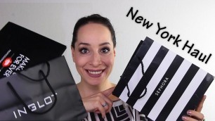 'New York  makeup haul - Sephora, Make Up Forever, Inglot'