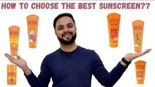 'How to Choose the best Sunscreen || Lotus Sunscreen Review'