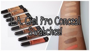 'Swatch Time! - L.A. Girl Pro Conceal HD Concealer - Affordable Makeup- NaturalMe4C'