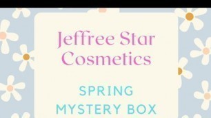 'Jeffree Star Cosmetics Supreme Spring Mystery Box Unboxing'