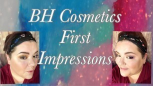 '#bhcosmetics #firstimpressions  New Bh Cosmetics Palettes Try on'